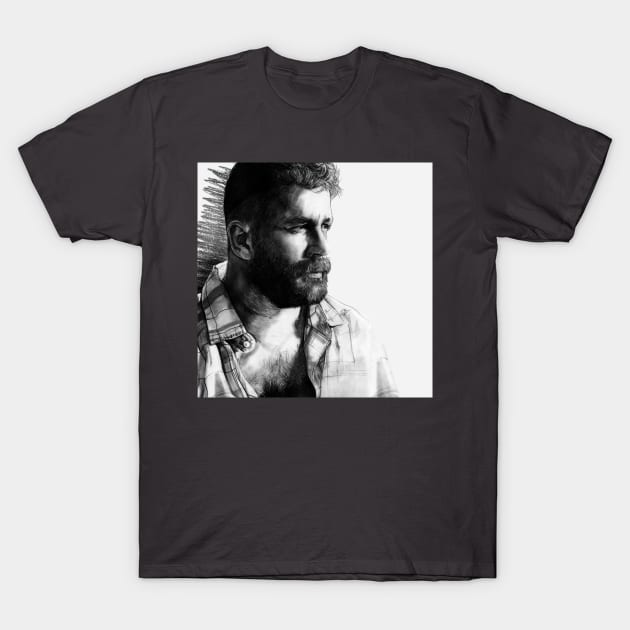 Guy T-Shirt by davidfarquhar